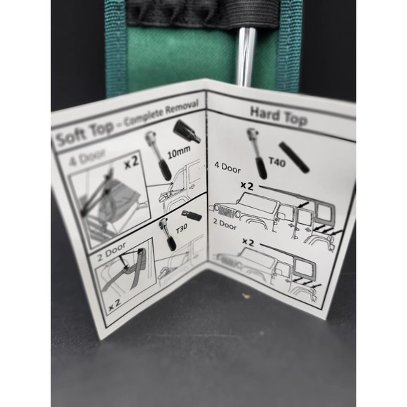 Jeep Other Jeep Wrangler Door Hard Soft Top Removal Tool Kit Poshmark